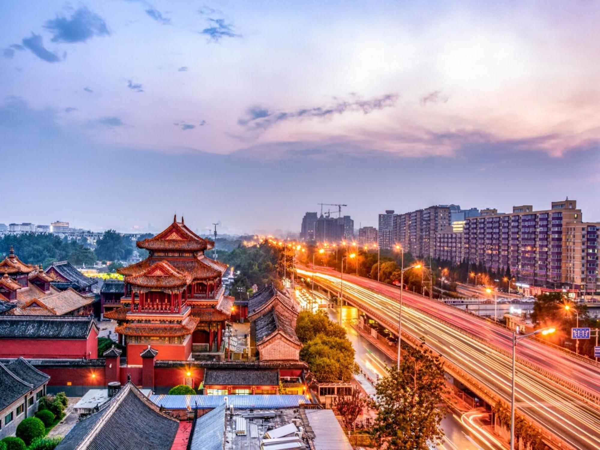 Happy Dragon City Center Alley Hotel -In The City Center With Big Window&Heater, Ticket Service&Free Coffee&Food Recommendation,Near Tian Anmen Forbiddencity,Easy To Get Traditional Walking Area&Shichahai Pekin Dış mekan fotoğraf
